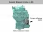 Detroit Diesel engine,Pump,Fresh water,Right hand,5144686,Bomba de agua dulce,Derecha