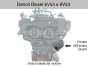 Detroit Diesel engine,Pump,Fresh water,Right hand,5144686,Bomba de agua dulce,Derecha