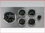 Marine Gauge Panel,Complete 24 volts gauge set,engine starter botton,stainless steel panel,Heavy Duty,PANEL24VSE,Tach with Sender