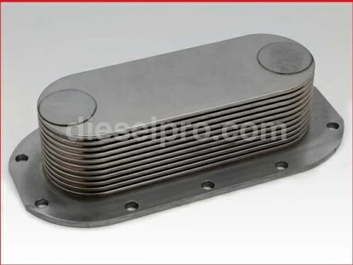 Núcleo do radiador de óleo para motores Caterpillar 3208 Natural e Turbo