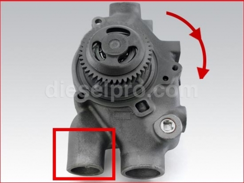 Detroit Diesel Water Pump for 6V71, 6V92, 8V71, 8V92 - LH - Rebuilt 