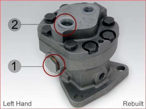 Fuel pump for Detroit Diesel, left hand - Rebuilt