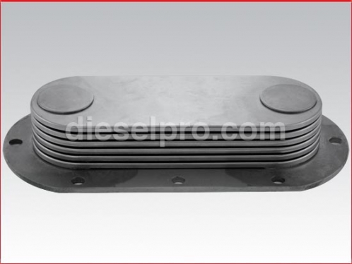 Oil cooler for Detroit Diesel engine - 6 plates