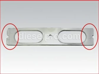 Detroit Diesel engine series 71,Gasket Head to Manifold,5120223, Empacadura de cabeza a Manifold de escape