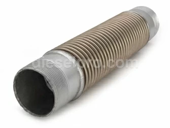Detroit Diesel, engine,Flexible metal exhaust hose,3 per 18 inches,3290853,Tubo metalico flexible,3 dia por 18 pulgadas