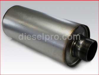 Detroit Diesel engine,Muffler,Industrial engines,3 inches,dia,5179206,Muffler,para motores,industrial,3 pulgadas,dia