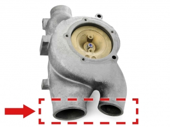 Detroit Diesel engine,12V71,Pump,Fresh water,Marine engine,23506763,Bomba de agua dulce,Motor marino