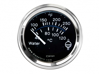 Engine gauges,Engine water temperature gauge 250F 12 volts,Electrical,25025140,Reloj Temperatura de agua 250F 12 volts,Electrico