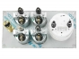 Marine Gauge Panel,Complete 24 volts gauge set,engine starter botton,stainless steel panel,Heavy Duty,PANEL24VSE,Tach with Sender
