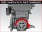 Detroit diesel engine 3-53,4-53,,starter 12 volts right hand rotation 12 teet,MT371212RH,arranque 12 volts rotacion derecha 12 dientes,especifico para Detroit Diesel