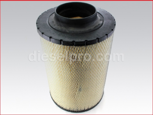 Air cleaner 5 x 16 inch inlet diameter for Detroit Diesel engine