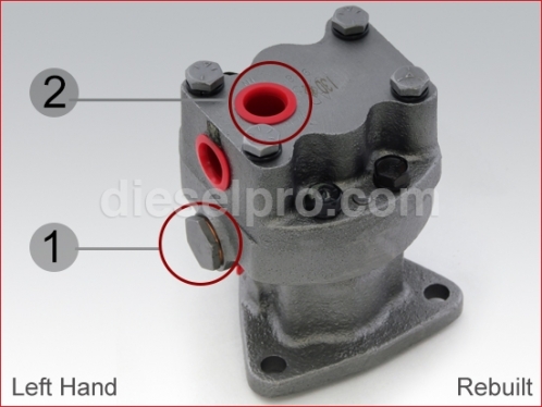 Detroit Diesel Fuel pump Left hand, high capacity 