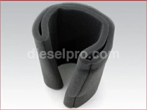 Turbo silencer filter for Detroit Diesel engine