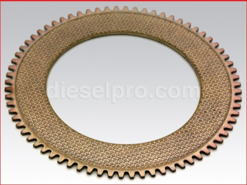 Clutch plate for Twin Disc marine gear MG5090 and MG5091.