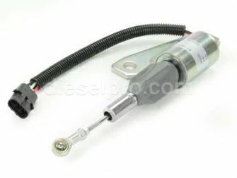 Cummins,Solenoid to Shutoff Fuel,12 Volts,3.9, 5.9, 6.7 engines,3991624,solenoide para apagar el combustible,12 voltios
