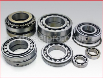 Kit de roulements pour transmission marine Twin Disc MG514A, MG514B