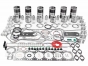 Cummins,Rebuild Kit,1 piece pistons,6c engines,IFK2398-6C,Conjunto de Reparacion,Pistones de 1 pieza
