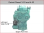 Detroit Diesel engine,Pump,Fresh water,Left hand,5144685,Bomba de agua dulce,Izquierda