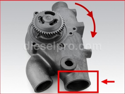 Water Pump for Detroit Diesel engine 12V71 - marine