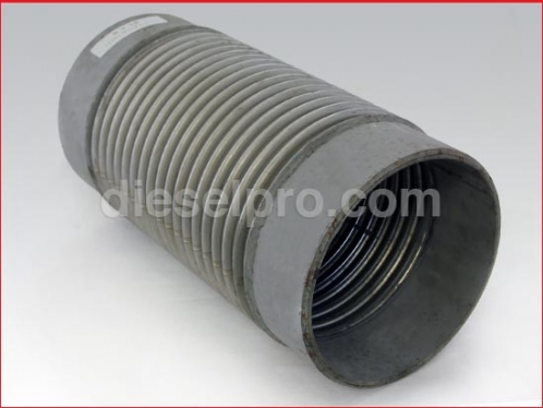 DP-8 x 18 Flexible metal exhaust pipe for Detroit Diesel engine