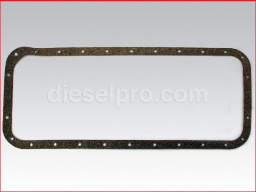 Oil pan gasket for Detroit Diesel engine