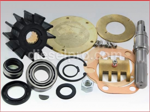 Raw water pump repair kit for Detroit Diesel engine