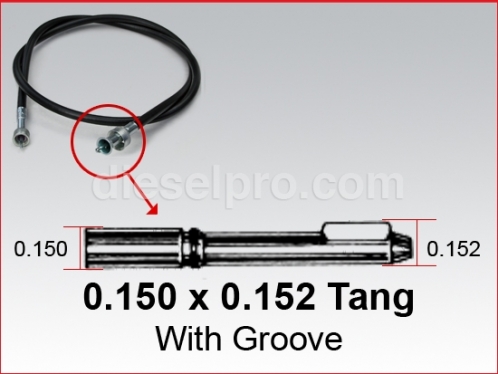 12 FT - Kabel Tachometer untuk Mesin Detroit & Cummins