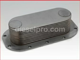 Oil Cooler core for Caterpillar 3208 Natural and Turbo engines, 9N0485