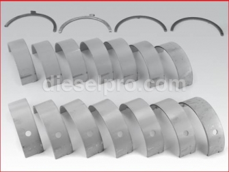 Cummins,Crankshaft,Shell Set,Standard,L10, M11, ISM and QSM engines,4025120,Conjunto de Metales para Cigüeñal,Estándar