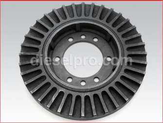 Detroit Diesel engine,Damper 9 ¾ pulgadas rubber,5100553,Damper vidración de hule 9 ¾ pulgadas