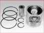 Cummins,Piston Kit,17.3:1 compression ratio,with pin,4B 3.9,4BT 3.9,6B 5.9,6BT 5.9 engines,3802060,Kit de pistones