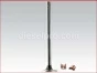 Detroit Diesel engine,Exhaust valve for turbo hi performance engines,5149386, Valvula de escape para motor turbo,alta capacidad,tipo nuevo