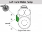 Detroit Diesel engine,Pump Fresh water left hand,5149706,Bomba de agua dulce izquierda
